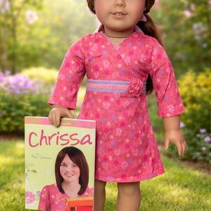 American Girl Chrissa Meet Dress & Book – GOTY 2009 – Outfit Only